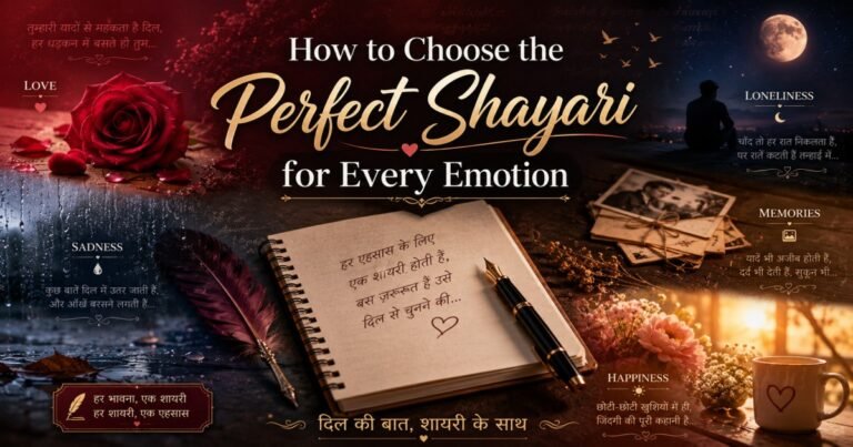 Shayari for every emotion