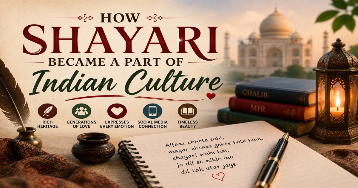 How Shayari became part of Indian culture