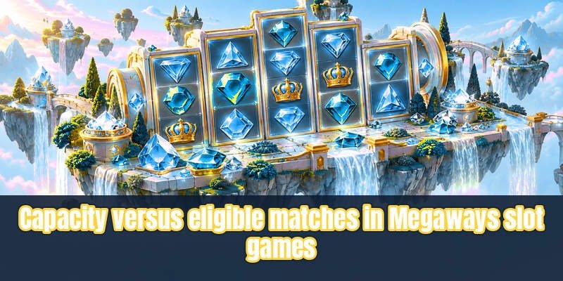 Capacity versus eligible matches in Megaways slot games